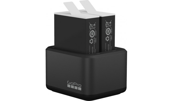 GoPro Dual charger + 2 Enduro batteries Hero9/10 Black (ADDBD-211-EU)