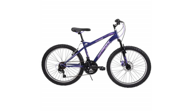 Huffy Extent 24" Mountain Bicycle, Shimano TZ 31, Midnight Purple