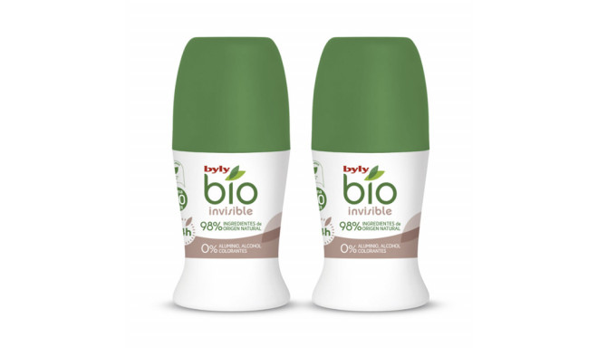 Шариковый дезодорант BIO NATURAL 0% INVISIBLE Byly (2 pcs)