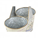 stādītājs DKD Home Decor Rozā Metāls Shabby Chic (24 x 12 x 23 cm)