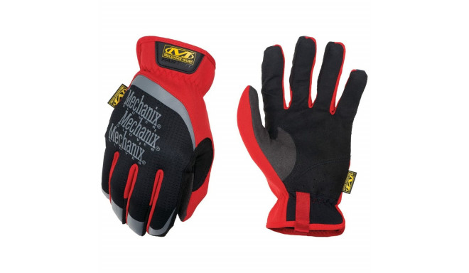 Mechanic's Gloves Fast Fit Red