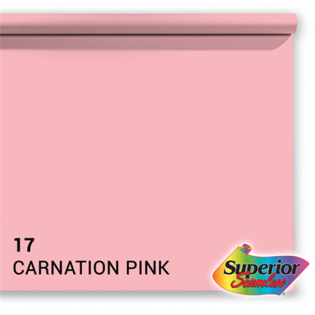 Superior paper background 2.72x11m, 17 carnation pink