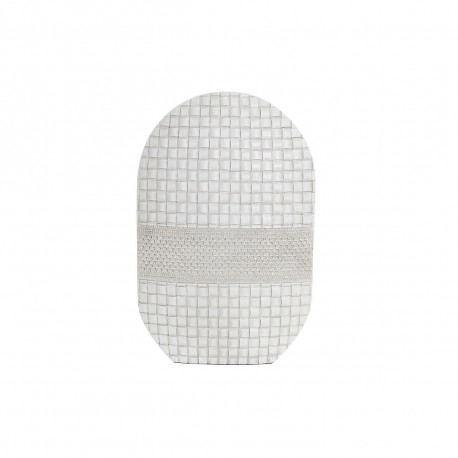 Vaas DKD Home Decor Valge Vaik Kaasaegne (30 x 10 x 45 cm)