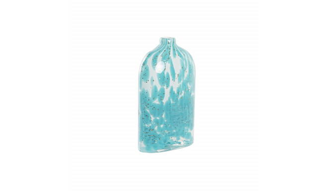 Vase DKD Home Decor Blue Crystal Mediterranean 12 x 7,5 x 21,5 cm