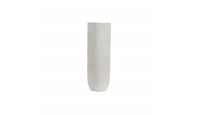 Vase DKD Home Decor 20 x 12 x 58 cm White Resin Modern