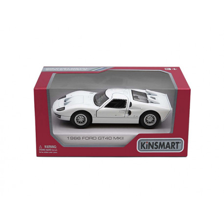 KINSMART Die-Cast model 1966 Ford GT40 MKII, scale 1:38