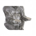 Dekoratiivkuju DKD Home Decor Hõbedane Vaik Gorilla (38 x 55 x 52 cm)