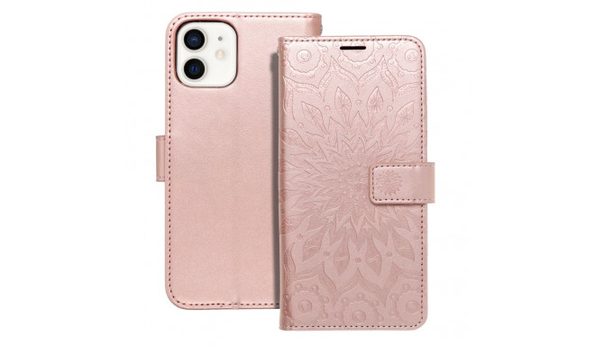 MEZZO Book case for IPHONE 12 / 12 Pro mandala rose gold