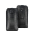 Forcell POCKET Carbon Case - Size 09 - for IPHONE 13 mini / 6 / 7 / 8 / 12 mini SAMSUNG S3 (i9300) /