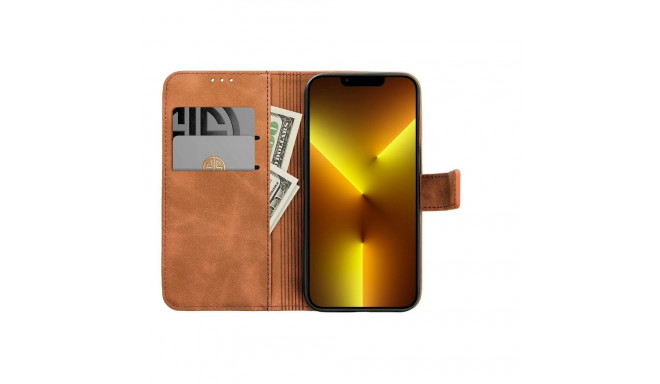 Flip case for iPhone 13 Tender Book brown