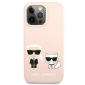 Original faceplate case KARL LAGERFELD KLHMP13LSSKCI for iPhone 13 PRO (Ikonik Karl and Choupette + 
