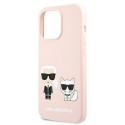 Original faceplate case KARL LAGERFELD KLHMP13LSSKCI for iPhone 13 PRO (Ikonik Karl and Choupette + 