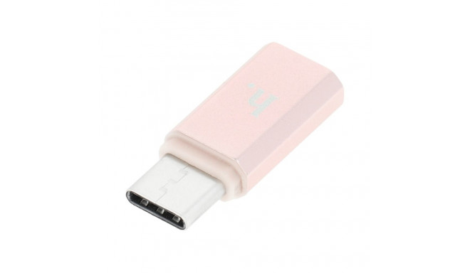 HOCO adapter Type C to Micro USB rose gold