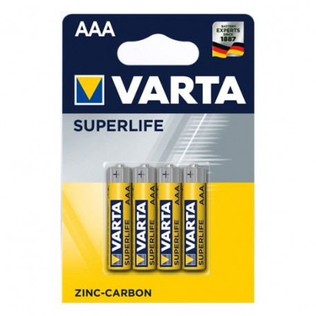 VARTA zinc battery R3 (AAA) Superlife 4 pcs