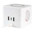 Vivanco Power Cube 3-Way USB-A/C 1.4m (39619)