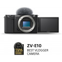 Sony ZV-E10 + 16-50mm + 10-18mm + käepide + juhtmevaba mikrofon