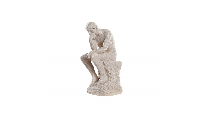 Dekoratīvās figūriņas DKD Home Decor The Thinker Bēšs Vīriešu 12 x 11 x 25 cm