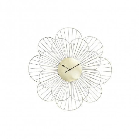 Seinakell DKD Home Decor Lill Kuldne Metall (57 x 4 x 57 cm)