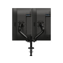 AOC AD110D0 Dual Arm 80 cm (31.5") Clamp/Bolt-through Black