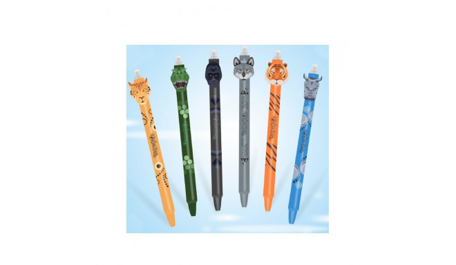 Dzēšama pildspalva Colorino, zila, dzīvnieki, unisex