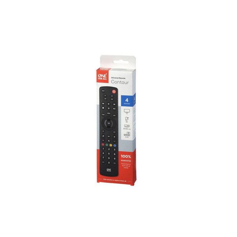 One For All Basic Universal Remote Contour 4 Kaugjuhtimispuldid