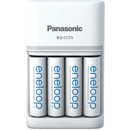 Panasonic eneloop charger BQ-CC55 + 4x2000mAh