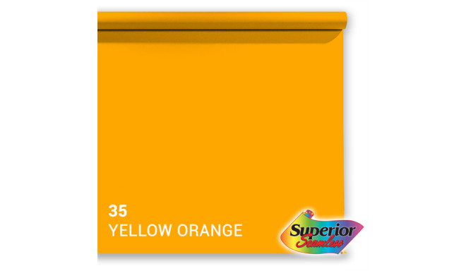 Superior Background Paper 35 Yellow-Orange 2.72 x 11m