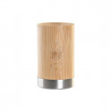 Toothbrush Holder DKD Home Decor Natural Bamboo PP (7 x 7 x 11 cm)