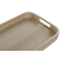 Snack tray DKD Home Decor Wood Natural Scandinavian (40 x 30 x 5,5 cm) (2 Pieces)