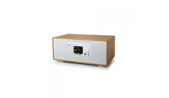 Muse M-695DBTW CD mikrosüsteem Bluetoothiga, FM/DAB+ raadio ja USB-pesaga, USB-pesa, AUX-sisend, Blu