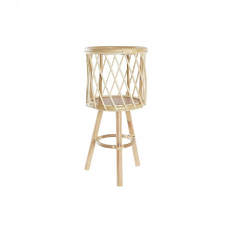 Planter DKD Home Decor Natural Bamboo Bali (28 x 28 x 60 cm)
