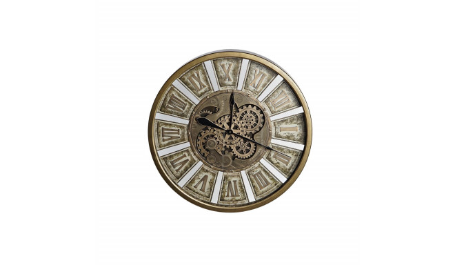 Wall Clock DKD Home Decor Gears Golden Iron 72 x 8,5 x 72 cm