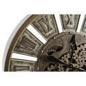 Wall Clock DKD Home Decor Gears Golden Iron (72 x 8,5 x 72 cm)