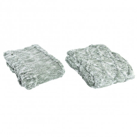 Voodikate DKD Home Decor Roheline 150 x 125 x 1 cm (2 Ühikut)