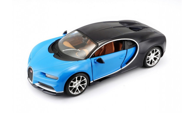 Composite model Bugatti Chiron blue-black