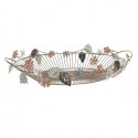 Galda rotājums DKD Home Decor Metāls (56 x 36 x 12,7 cm)