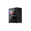 SilentiumPC computer case Ventum VT2 TG ARGB, black