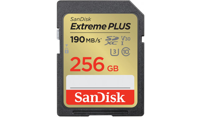 Sandisk карта памяти SDXC 256GB Extreme Plus