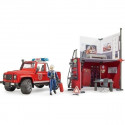 Fire Station with Land Rover and accessories