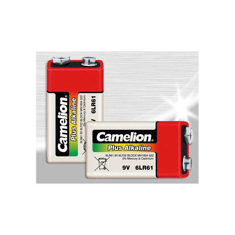 Batterie 6LR61, 9V Camelion Plus Alkaline