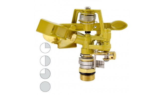 Water Sprinkler Ferrestock Yellow M1/2" metal