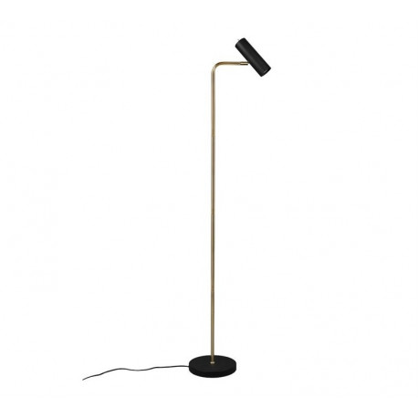 Floor lamp TRIO MARLEY, 1 x GU10, max 5W, brass/black, h151 cm