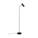 MARLEY FLOORLAMP GU10 MATTBRASSMATTBLACK