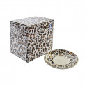 Teekann DKD Home Decor Leopard Kristall Portselan (250 ml) (2 Ühikut)