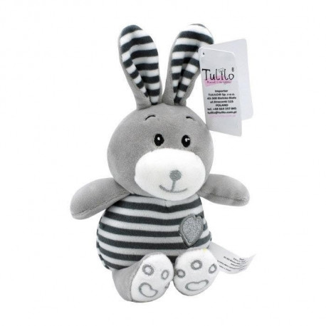 Striped cuddles - Rabbit 26 cm