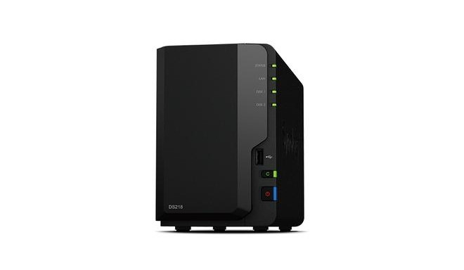 Synology DiskStation DS218 NAS/storage server Desktop Ethernet LAN Black RTD1296