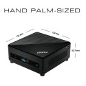 MSI Cubi 5 10M-007BEU Intel Core i7-10510U Barebone, Mini-PC, SFF, Type-C, USB 3.2 Gen2, HDMI, Displ