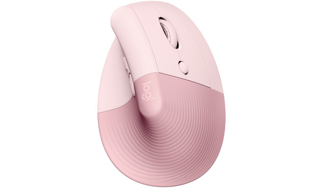 Logitech juhtmevaba hiir Lift Vertical Ergonomic Bluetooth, rose