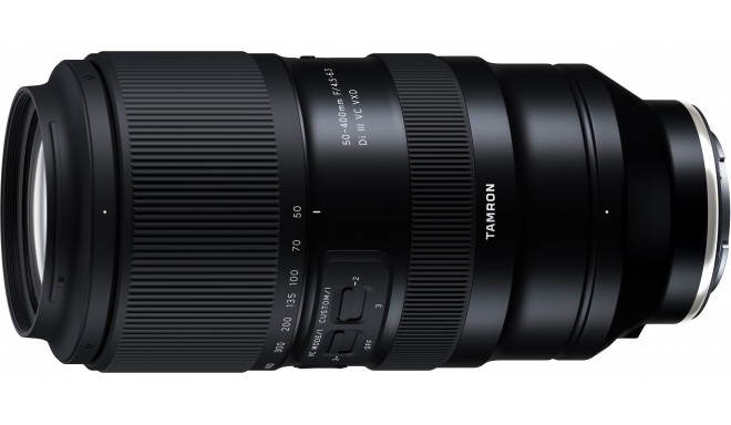 Tamron 50-400mm f/4.5-6.3 Di III VC VXD lens for Sony