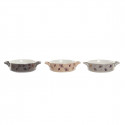 Bļoda DKD Home Decor Metāls Porcelāns Bone China Moderns (16,8 x 12,5 x 4,3 cm) (4 gb.)